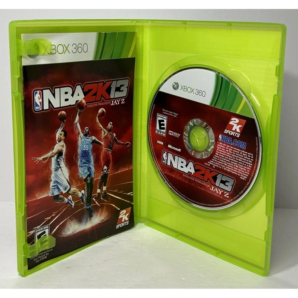 NBA 2K13 MLB 2K10 Xbox 360 Game Lot‎ Of 2 Tested & Works Great